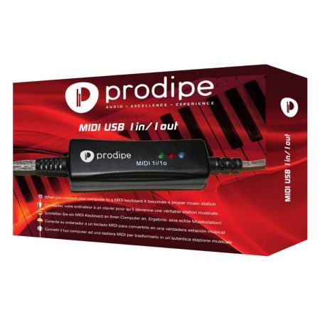 Prodipe USB Midi Interface 1i1o (Mac/Pc) with PVE - Image 2